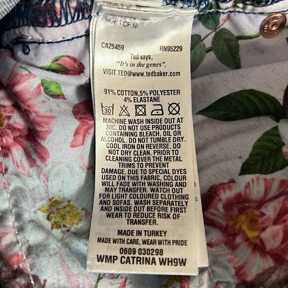 3/$25 Ted Baker London Catrina Distressed Hem Skinny Jeans 30 - Picture 13 of 13